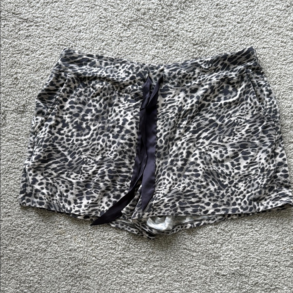 Leopard Print Women's Shorts